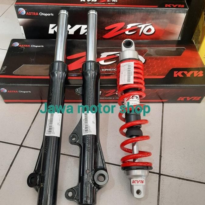 Paket shock depan belakang kyb zeto vario 125 vario 150  kyb zeto original Terlaris