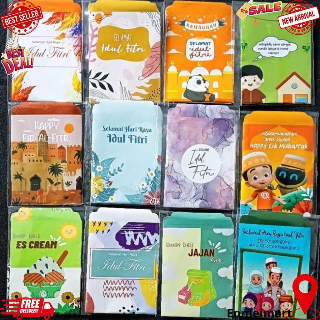 

Grosir (Isi 50 Pcs) Amplop Idul Fitri / Amplop Lebaran Hari Raya / Amplop Ukuran Medium D Gratis Ongkir