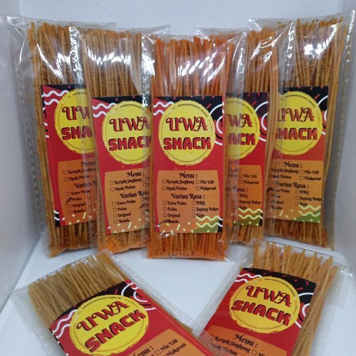 

Mie lidi PAKET 50PCS Uwa Snack