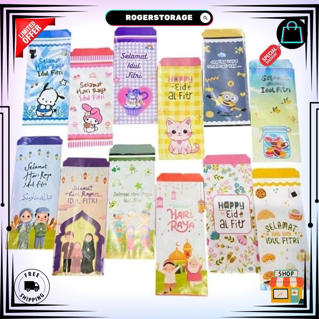 

Amplop Lebaran / Amplop Idul Fitri Ukuran Jumbo (Isi 10 Pcs) Jumbo D Termurah