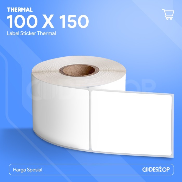 

Sale Label Barcode Thermal 100X150 500 Pcs Sticker Label 100 X 150