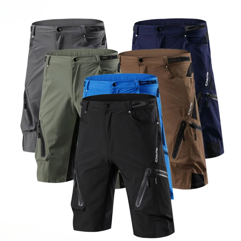 ENH Celana pendek sepeda untuk pria, celana panjang bersepeda Downhill MTB celana pendek sepeda gunu