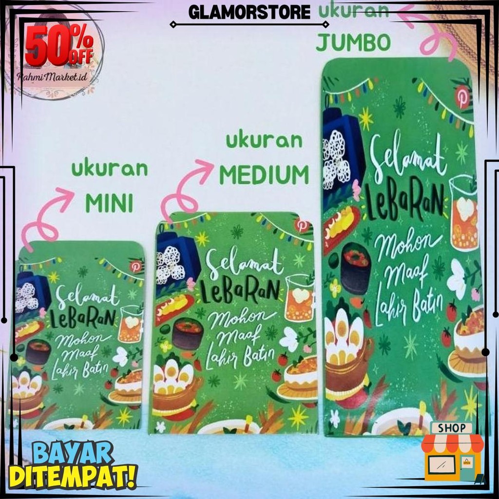 

Mini Amplop Lebaran Part 2 Ukuran 5,5 9 Cm D Promo 3.3