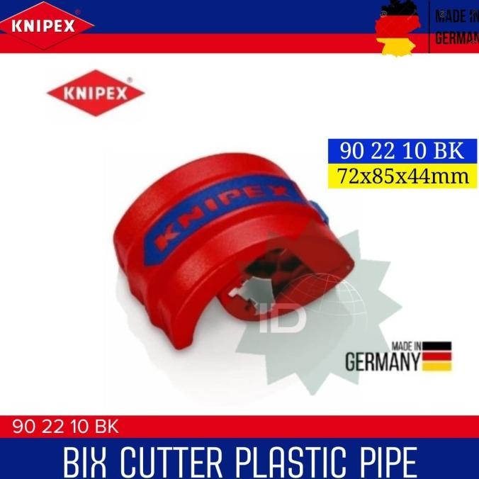

SIAP KIRIM PEMOTONG PIPA PVC 90 22 10 BK KNIPEX BIX CUTTER PLASTIC PIPE