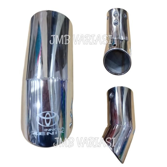 

SIAP KIRIM MUFFLER CUTTER / BUNTUT KNALPOT MOBIL INNOVA ZENIX 2023 CHROME