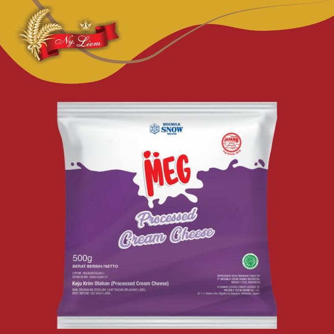 

SIAP KIRIM MEG PROCESSED CREAM CHEESE / KEJU KRIM 500 GRAM