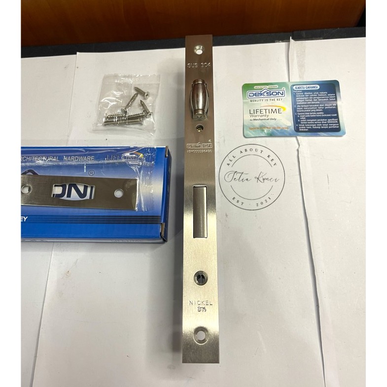 Mortise Lock Lockcase Dekkson 84030 MTS RL DL Kunci Roller RL Dekkson