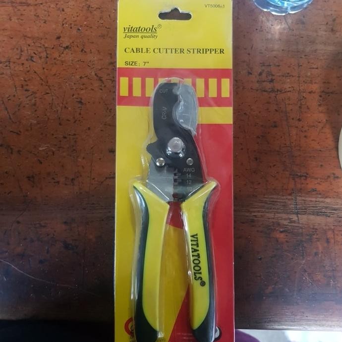 

SIAP KIRIM CABLE CUTTER STRIPPER VITATOOLS