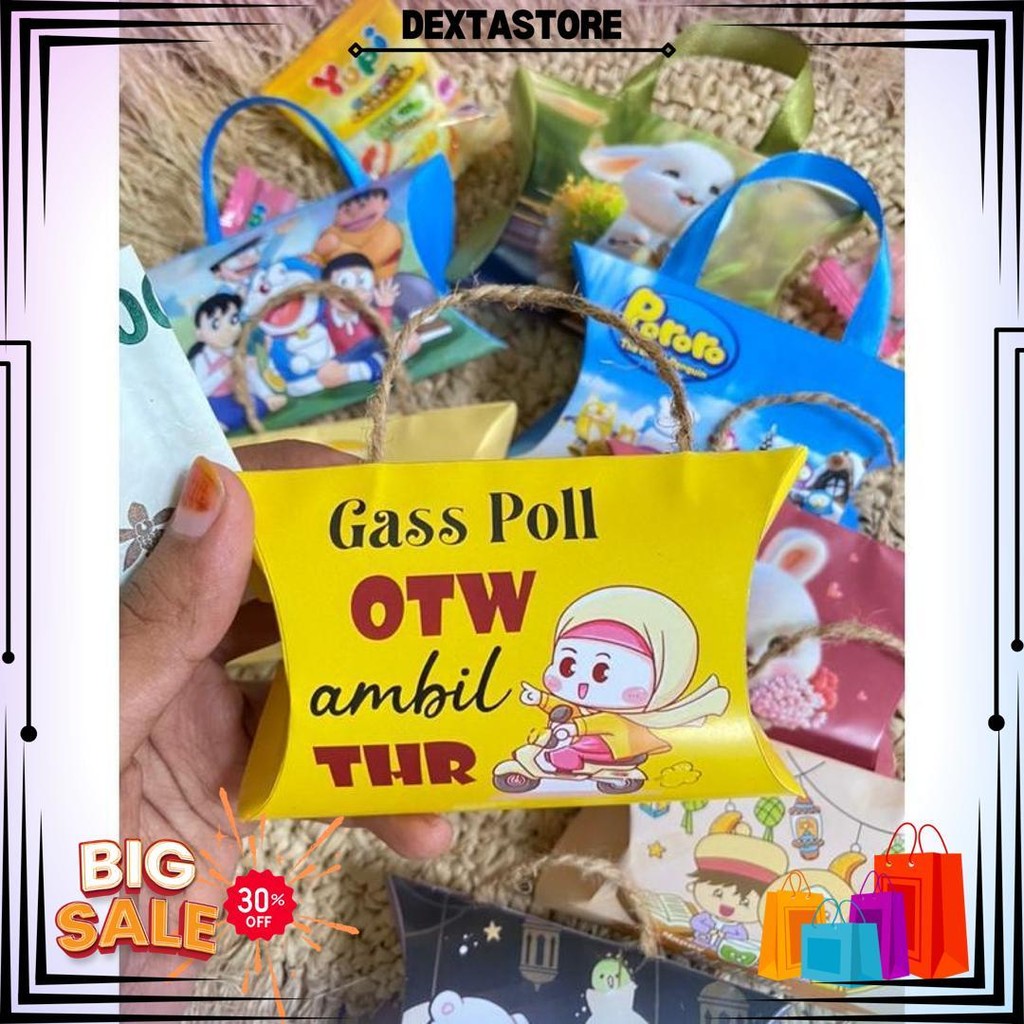 

Amplop Lebaran Bentuk Tas (10Pcs) D Termurah
