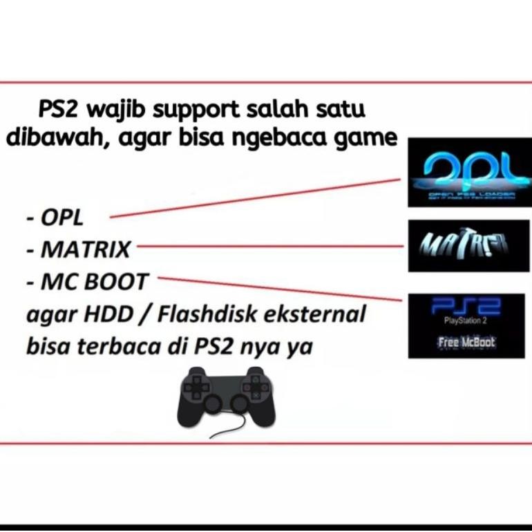 Flashdisk Isi Game PS2 + Cheat Device