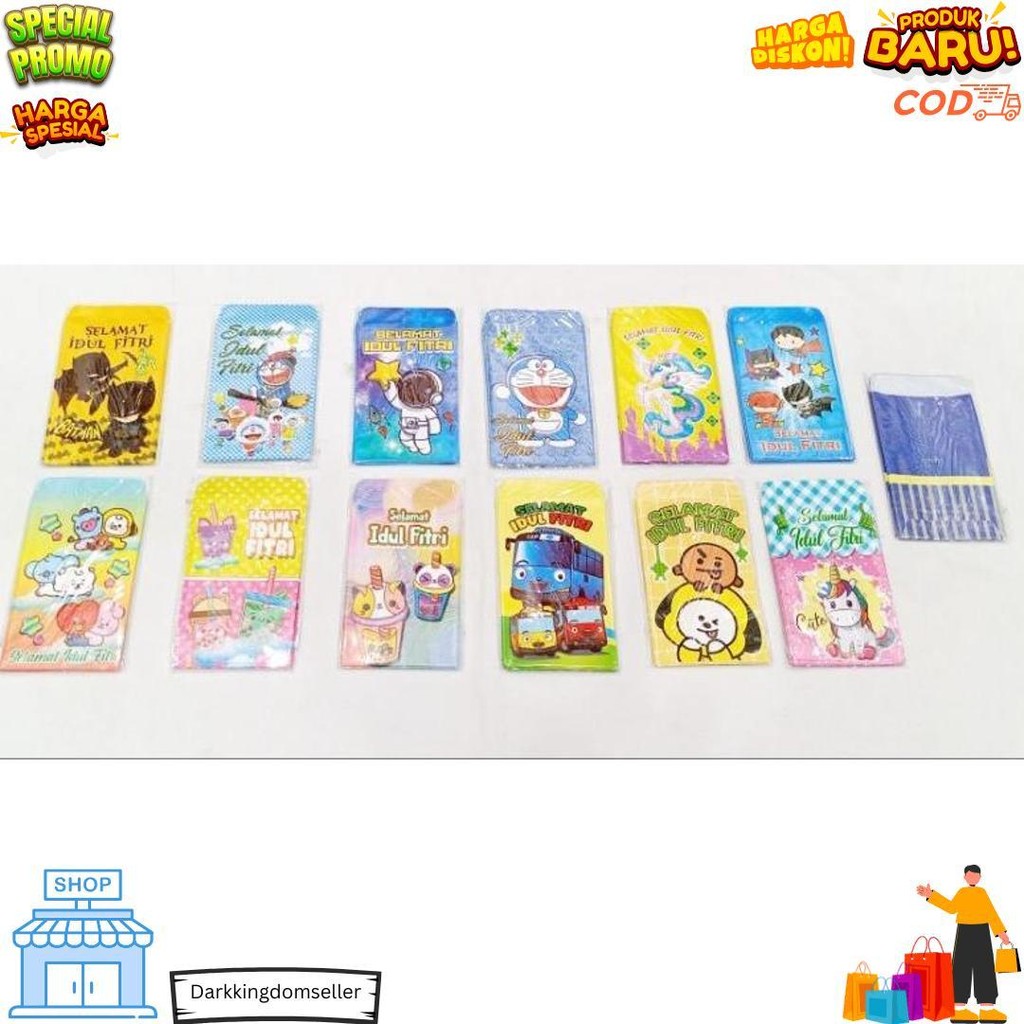 

60 Pcs - Amplop Lebaran / Angpao Lebaran / Amplop Thr Ukuran Kecil D Sale