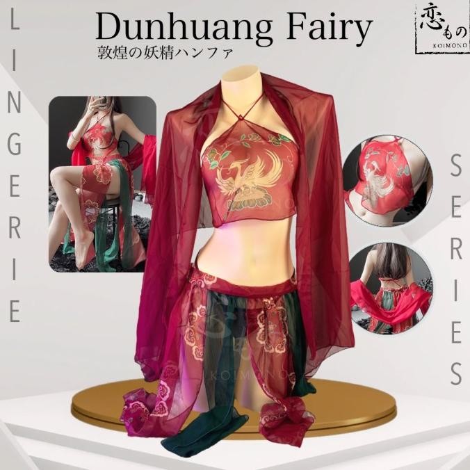 

Koimono Lingerie Sexy Oriental Kostum Cosplay Kimono Jepang Cheongsam China Dancer Baju Tidur Wanita Seksi Original