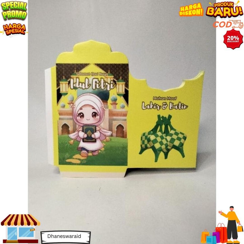 

1000 Lembar Amplop Muslim Medium Free Plastik Opp D Sale