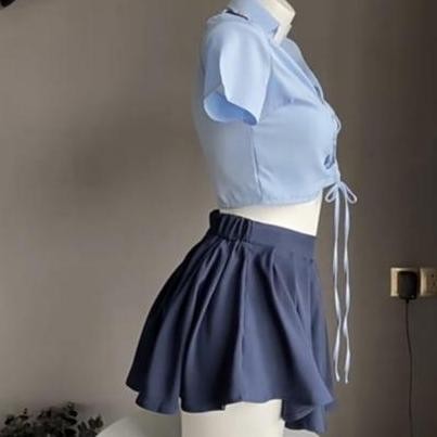 

Lingerie Wanita Cosplay Jk Seragam Party Carnival Seksi Kostum 2A576 Original