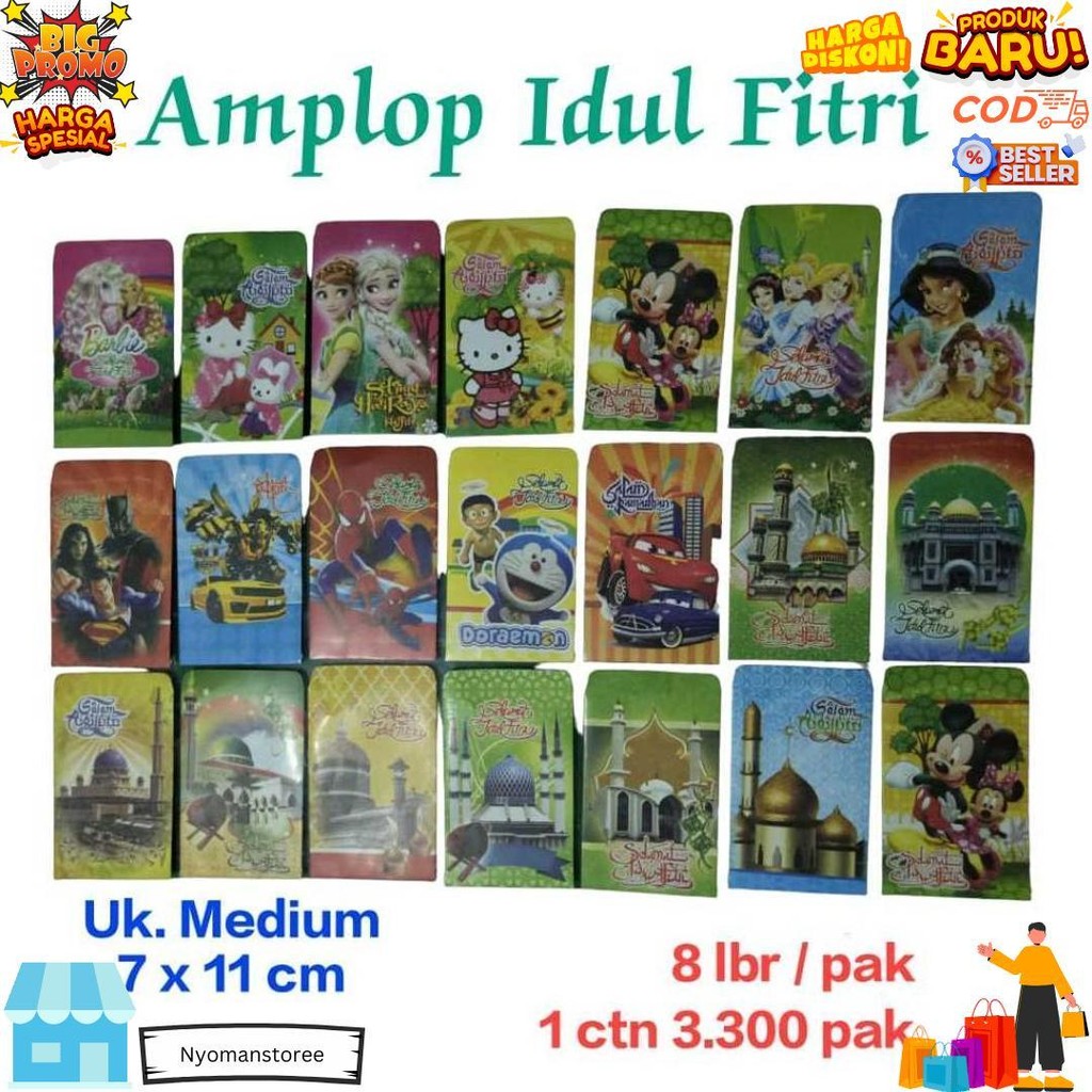 

Amplop Lebaran Idul Fitri Isi 10/8 Ukuran Besar, Amplop Thr Lebaran Anak, Angpau Lebaran Isi 10 2024 Lebaran Tahun 2024 Bulan Puasa D Gratis Ongkir
