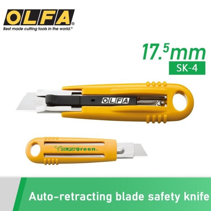 

SIAP KIRIM SAFETY CUTTER OLFA SK-4 SELF-RETRACTING UTILITY KNIFE