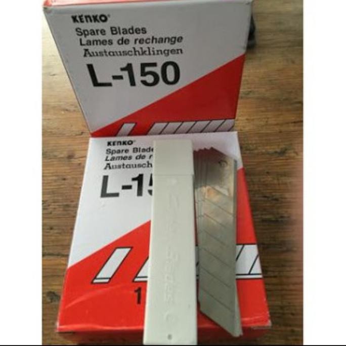 SIAP KIRIM ISI CUTTER BESAR KENKO L-150 /REFILL CUTTER L150 KENKO 1 PAK 12 TUBE