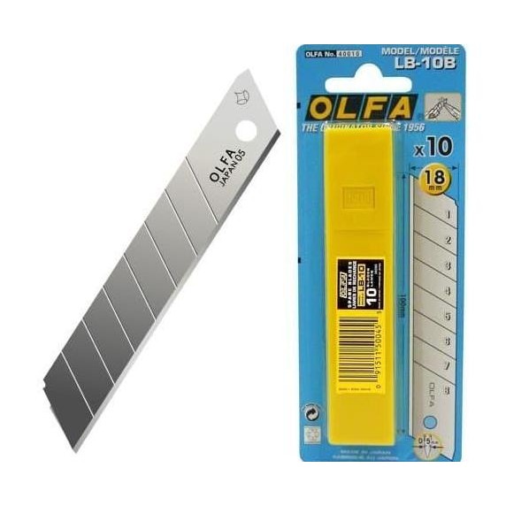 

SIAP KIRIM OLFA LB10B REFILL CUTTER 18MM LB-10B SPARE BLADE (10 PCS/PACK)