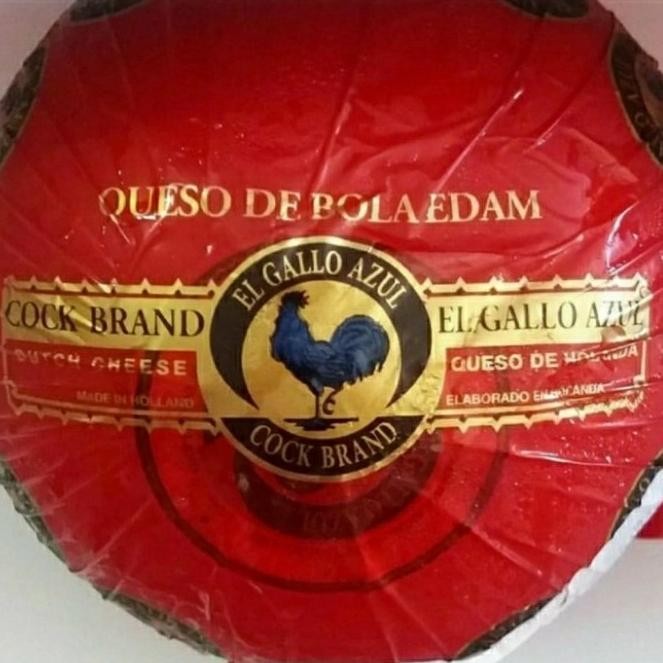 

SIAP KIRIM KEJU EDAM BOLA AYAM EMAS COCK BRAND 1,7KG