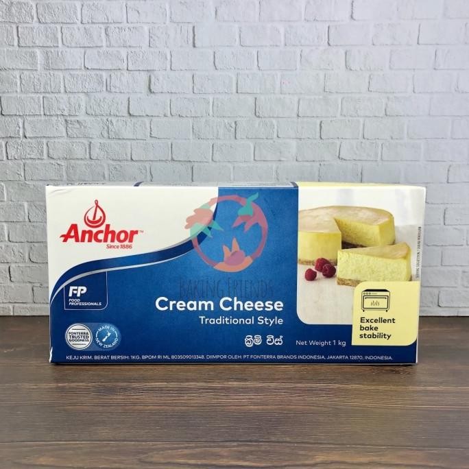 

SIAP KIRIM ANCHOR CREAM CHEESE 1 KG / ANCHOR KRIM KEJU