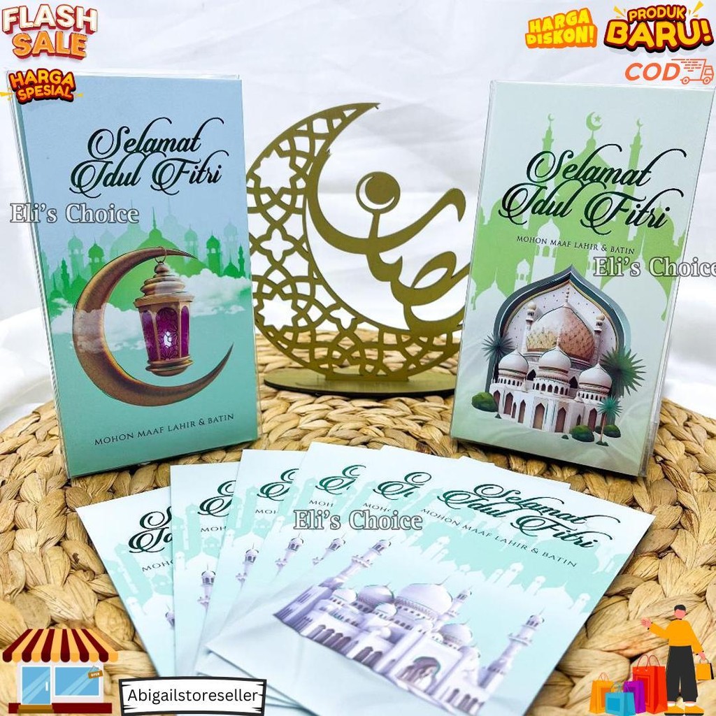 

Amplop Lebaran Panjang Isi 50 Lembar / Angpao Kemasan Mika Hari Raya Idul Fitri Ramadhan 2025 D Best Seller