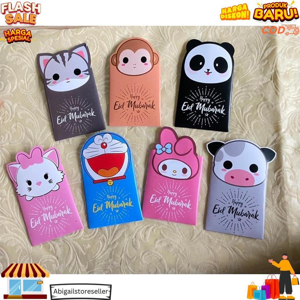 

Amplop Lucu + Sticker (8 Pcs) D Cod