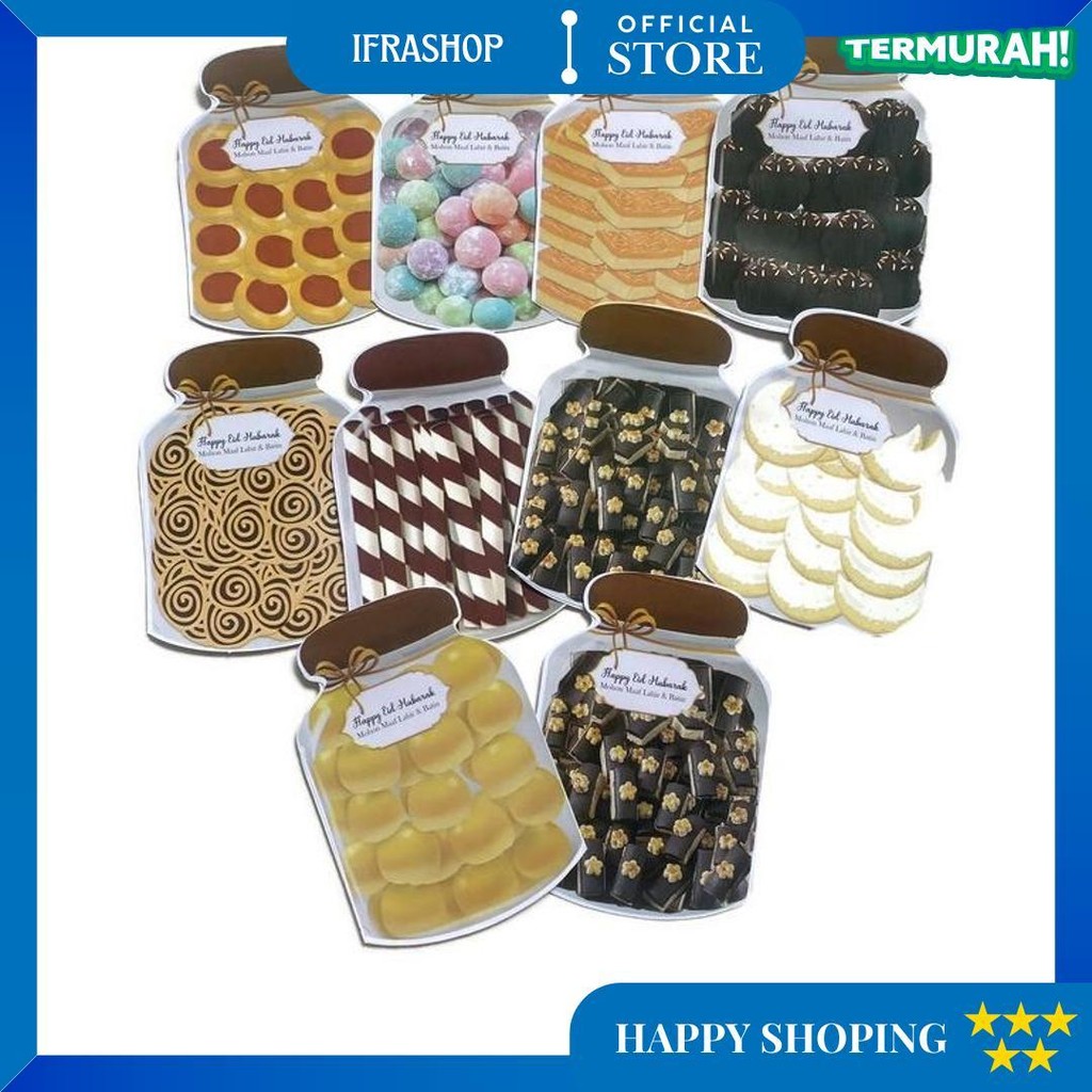 

(10Pcs) Amplop Lebaran Toples Kue 3D Bolak Balik Tebal D Sale