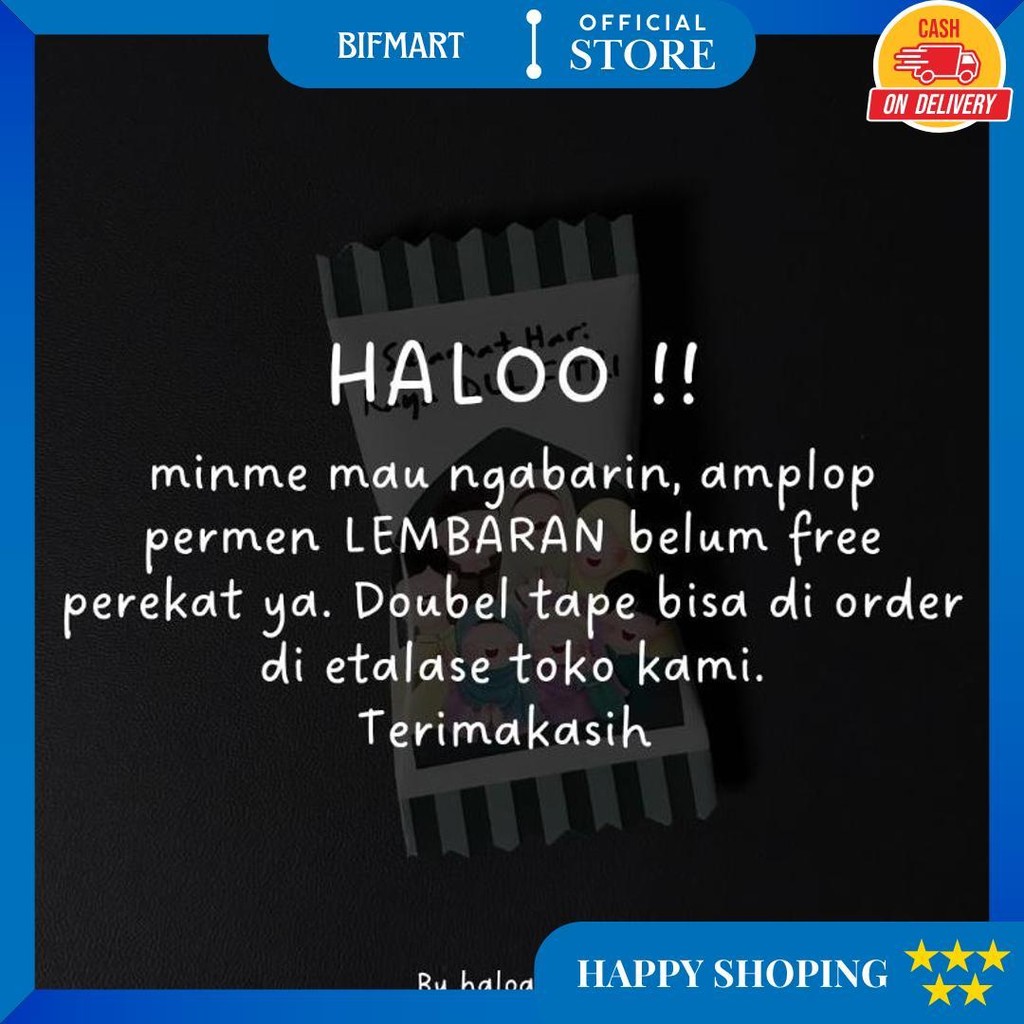 

Amplop Lebaran Unik//Bentuk Permen (Isi 10) D Sale