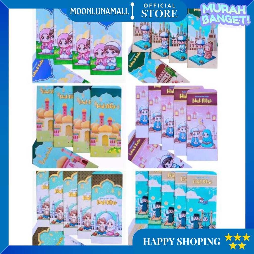 

1Pack Isi 10Pcs Amplop Lebaran Jumbo Bisa Pilih Motif D Promo 3.3