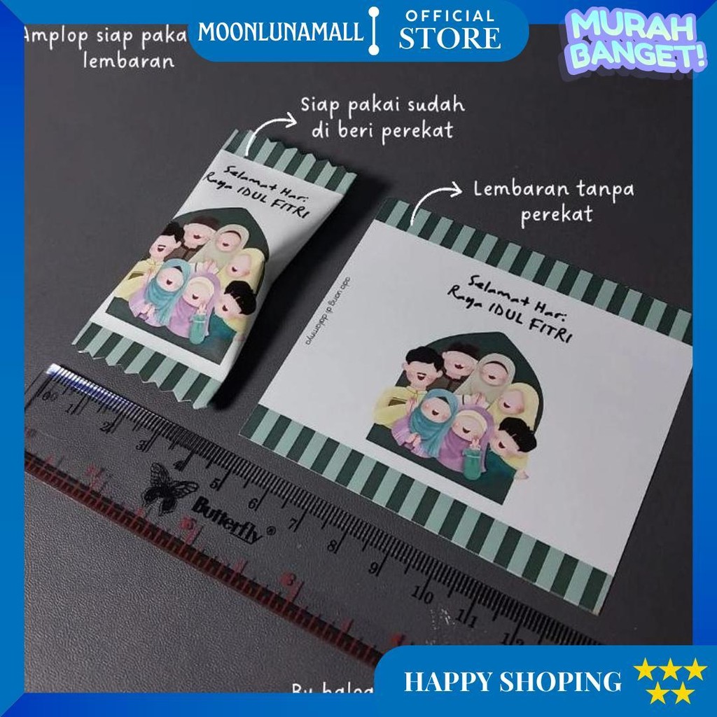 

Amplop Lebaran Unik//Bentuk Permen (Isi 10) D Ramadhan Sale