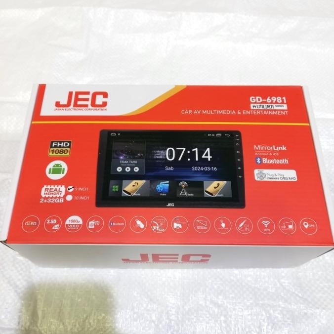 Grosir Head Unit Jec Gd 6981 - Jec 6981 2/32 9 Inch - Android Jec 9Inch 6981