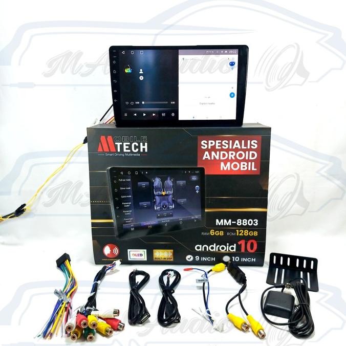 Murah Head Unit Android Mtech Mm-8803 Bba Ram 6/128 Gb Built In Processor
