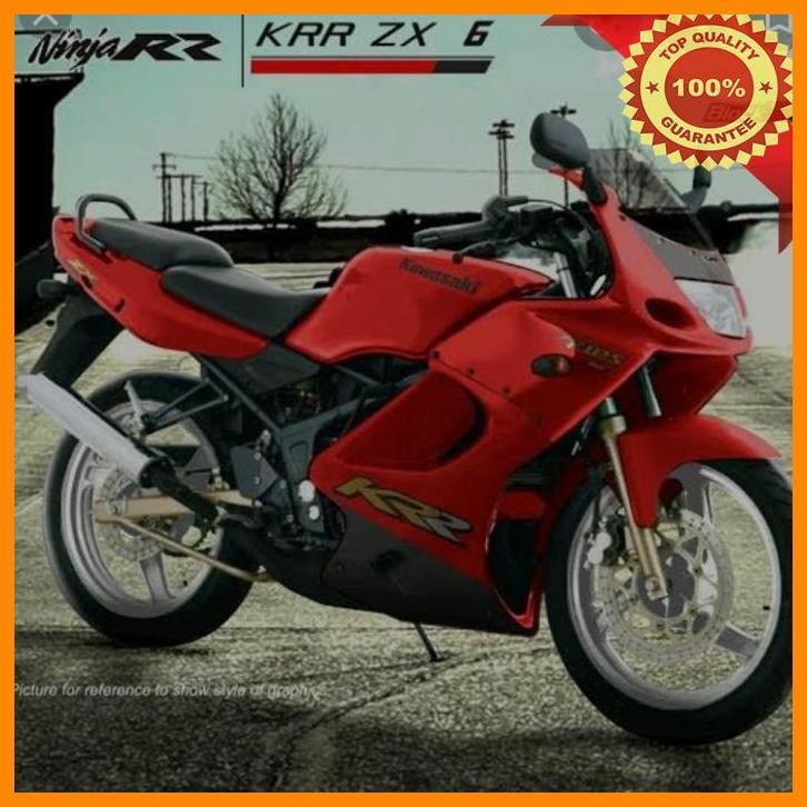 [AMC] STRIPING NINJA ZX KRR 150 2007/2008 MERAH CHROME