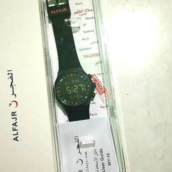 Sale Jam Tangan Al Fajr Sport Watch Wy-16 Black