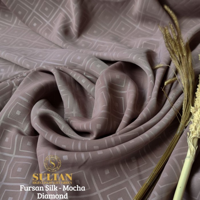 KAIN ABAYA SULTAN FURSAN SILK / FURUSIYAH SILK EMBOSS DIAMOND