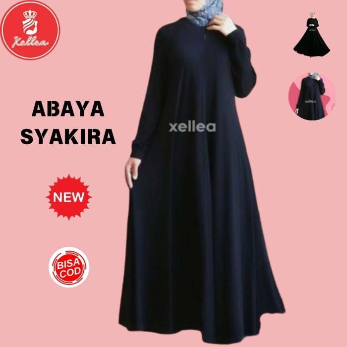 Abaya Turkey Hitam Polos Mewah Abaya Jet black Hitam Polos