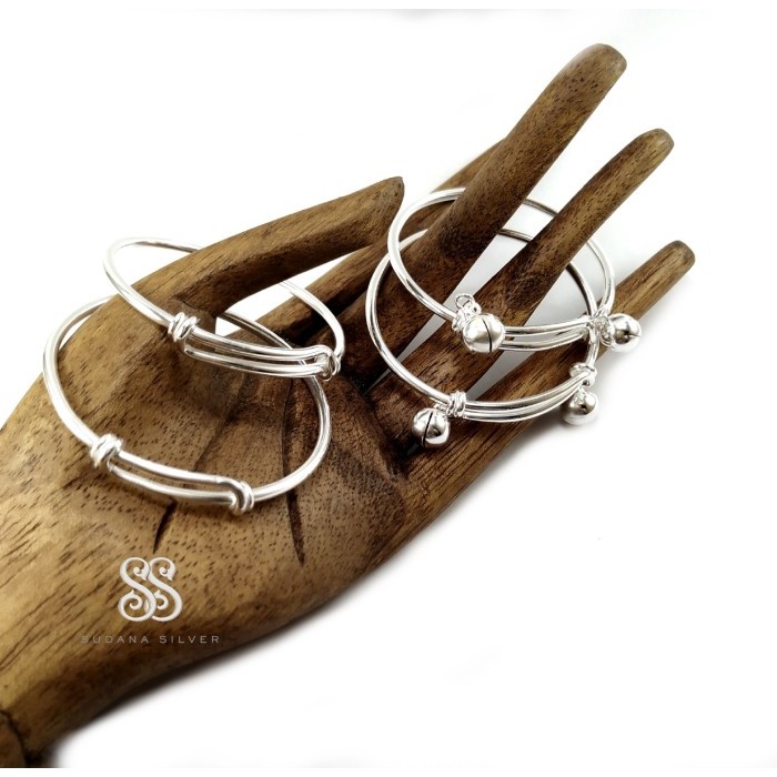 Gelang Bayi Aksesoris Anak Perak 925 Handmade Silver Bali