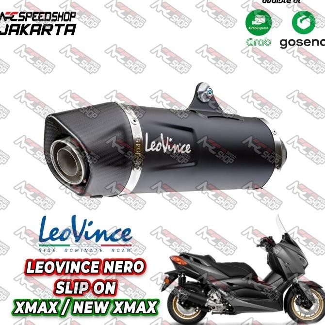 Promo Knalpot Leovince Nero Slip On Xmax / Xmax 250 Conected New Original COD