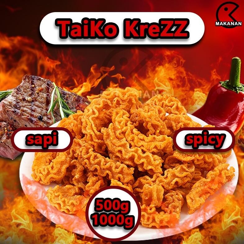 

COD COD Taiko Krezz 500g/1000g,camilan/makanankembung/ puffed, citarasa baik, renyah dan lezatmakanan puffed daribahan baku berkualitas,renyah dan tidakterlupakan Bu-95