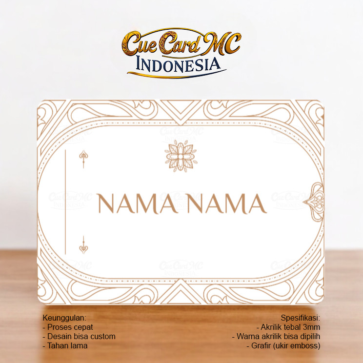 

Cue Card MC Grafir (ukir emboss) GRF-10 | Garansi 6 bulan
