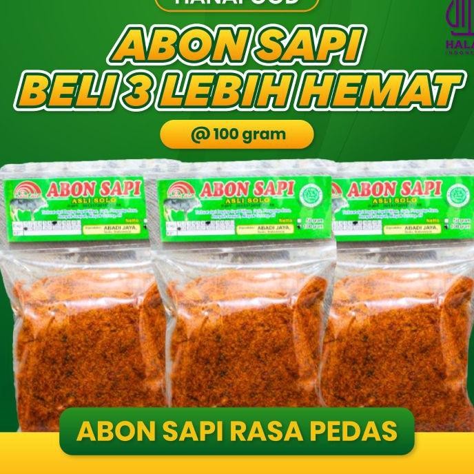 

Hemat Abon Api 3 Pc Raa Peda Abon Daging Api Abon Api Halal