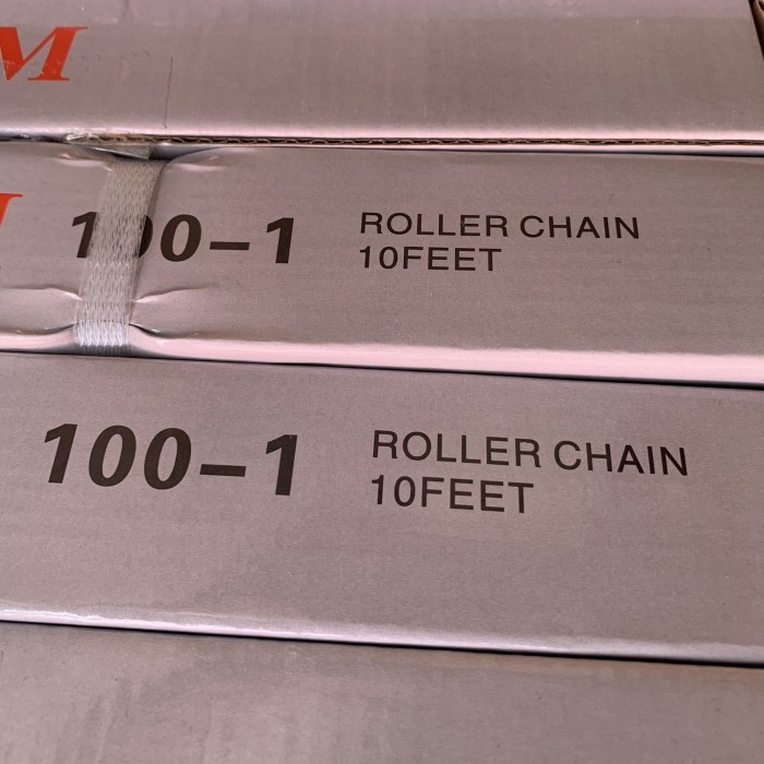 Bagus Roller Chain Rs 100-1, Rantai Rs 100-1 Single Panjang 3Meter