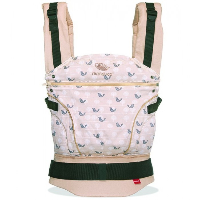 MANDUCA LIMITED EDITION BABY CARRIER - BIRDIE SWEET CARAMEL gendongan