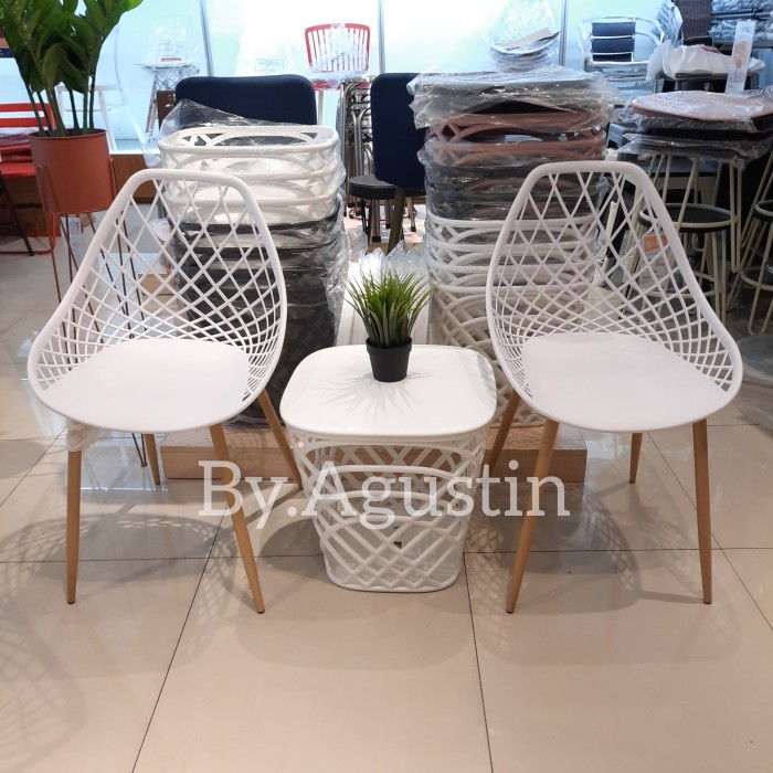 informa set kursi & meja teras minimalis