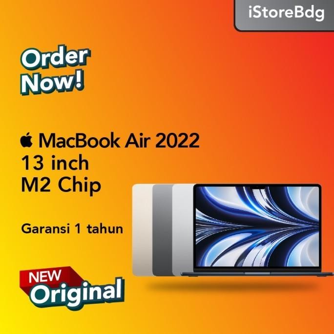 Macbook Air M2 Chip 2022 13 Inch Custom Cto Ram 16Gb / 24Gb Original