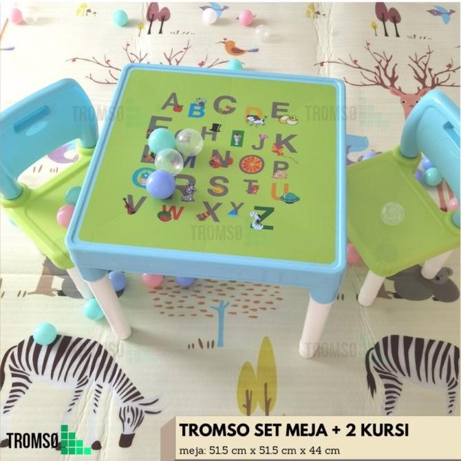 Produk Baru meja belajar anak karakter set kursi /meja lipat plastik /meja anak