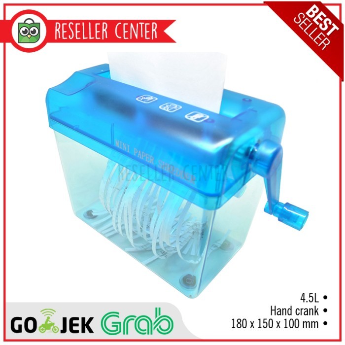 

PROMO! Penghancur Kertas Manual CD Card Paper Shredder / Card Shredder 4.5L