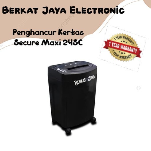 

TERLARIS! Mesin penghancur(PAPER SHREDDER) Secure Maxi 24SC