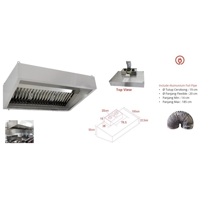 GETRA WALL MOUNTED HOOD CH-125M