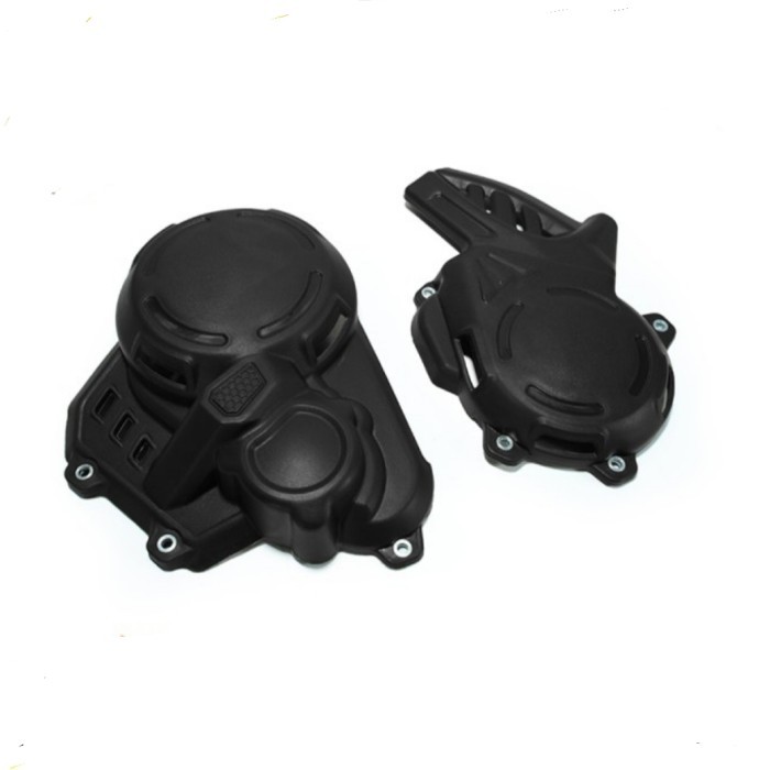 Tutup Cover Block Blok Mesin Engine Guard Yamaha Wr 155 R Hitam Biru